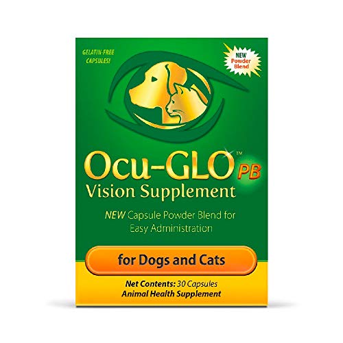 Ocu-GLO PB Vision Supplement for Small Dogs & Cats - Easy to Administer Powder