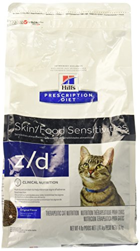 Hills Z/D Low Allergen Cat Food 4 lb