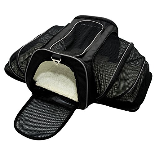 Franklin Pet Supply - Pet Carrier - Airline Approved - Expandable