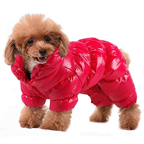 PET ARTIST Winter Puppy Dog Coats for Small Dogs,Cute Warm Fleece Padded Pet