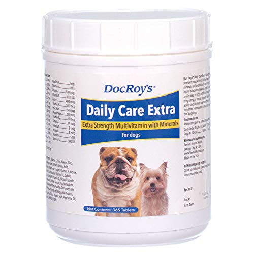 Doc Roy's Daily Care Extra Multivitamin with Minerals for Dogs- Canine Daily