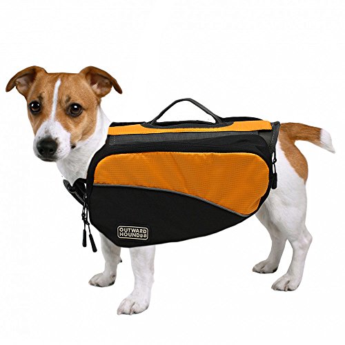 Outward Hound Kyjen Dog Backpack, Small, Orange