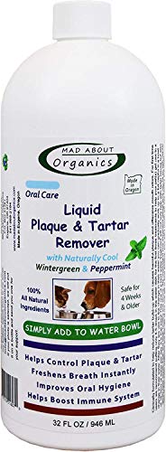 Mad About Organics All Natural Dog & Cat Daily Oral Care Liquid Plaque