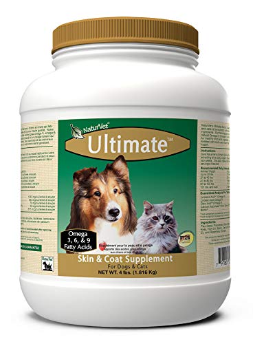 NaturVet - Ultimate Skin & Coat Powder - Plus Omegas 3, 6 & 9