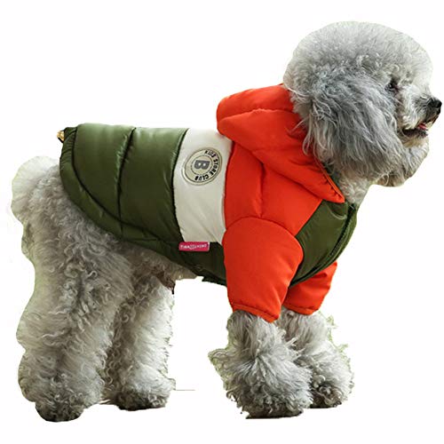 DOGGYZSTYLE Winter Dog Hoodie Coat Waterproof Down Jacket Puppy