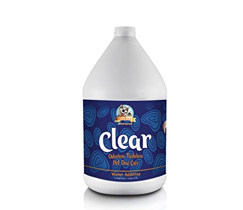 Pet Kiss Clear Odorless Plaque and Tartar Water Additive