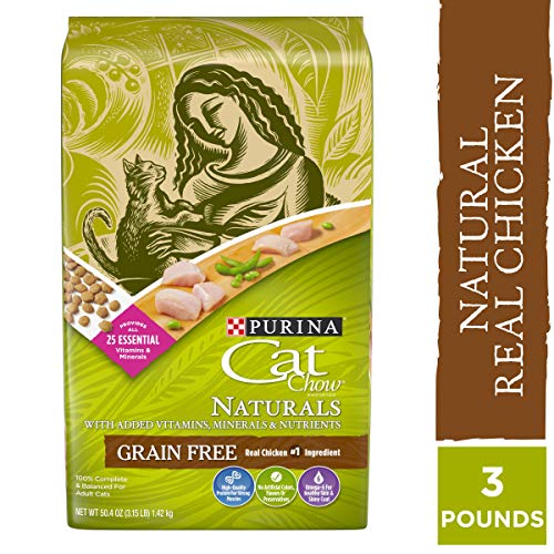 Purina Cat Chow Grain Free, Natural Dry Cat Food, Naturals With Real Chicken