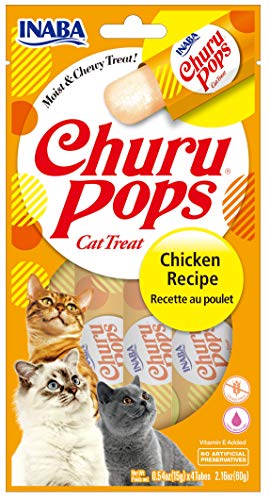 INABA Churu Pops Moist and Chewy Cat Treat Chicken Recipe