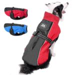 Beirui Reflective Waterproof Dog Winter Jackets for Large Dogs