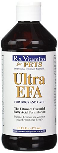 Rx Vitamins for Pets Ultra EFA for Dogs & Cats - Veterinary Essential Fatty Acid Formula - Help Joint Pain & Stiffness - 16 fl. oz.