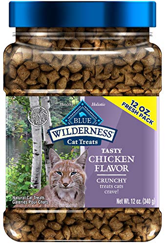 Blue Buffalo Wilderness Grain Free Crunchy Cat Treats, Chicken