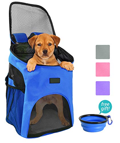 Pet Carrier Backpack for Small Dogs, Puppies, Cats, Kittens Up to 7lbs