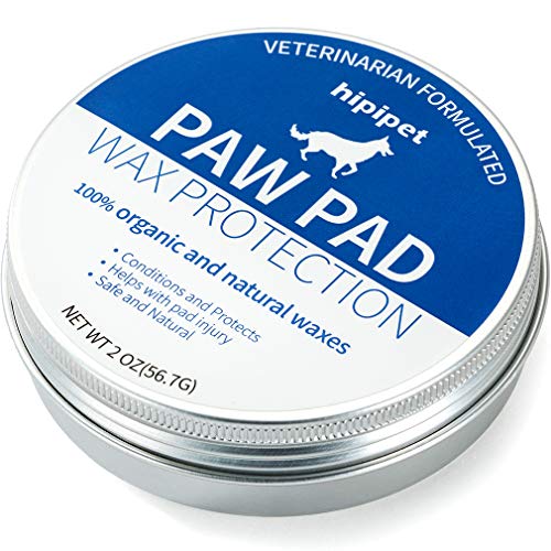 HIPIPET 100% Natural Pet Paw Balm, Dog Paw Protection Wax, Pet Nose and Foot