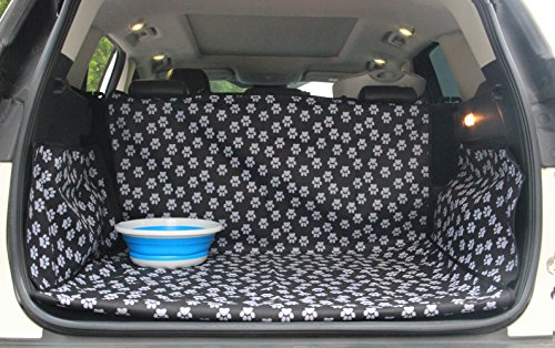 Cargo Liners - Paw Prints Trunk Protector for Dogs - Dog SUV Trunk Cover