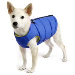 Gooby - Padded Vest, Dog Jacket Coat Sweater with Zipper Closure and Leash Ring