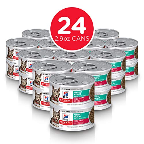 Hill's Science Diet Canned Wet Cat Food, Adult, Perfect Weight