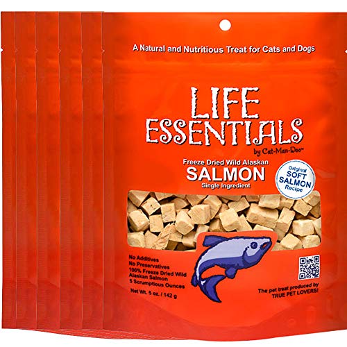 All Natural Freeze Dried Wild Alaskan Salmon Treats for Cats & Dogs