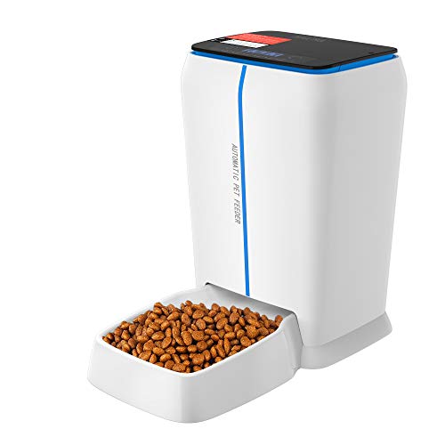 TRIPLE TREE Automatic Pet Feeder 1.2 Gallon, Pet Food Dispenser for Dogs Cats