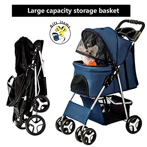 unhg Dog Stroller-Pet Strollers for Small Medium Dogs & Cats Jogger-Carriages