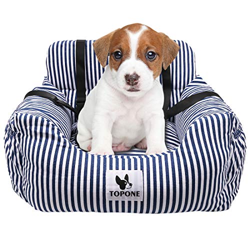 Dog Car Seat,Pet Car Booster Seats Carrier with Washable &Cover Safety Leash