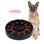 JASGOOD Slow Dog Bowl for Large Dogs,Fun Feeder Dog Bowl