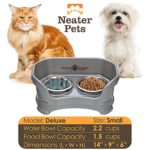 Neater Feeder Deluxe Dog (Small, Gunmetal Grey)