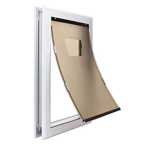 MAVRICFLEX Dog Door, Large Dog Door for Dogs and Cats Up to 220lbs