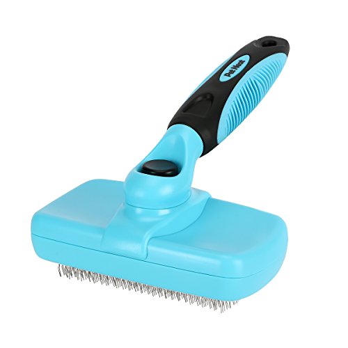 Pet Neat Self Cleaning Slicker Brush Effectively Reduces Shedding by Up to 95%
