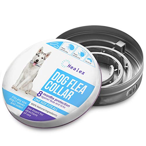 Healex Dog Flea Collar for Flea and Tick Treatment and Prevention