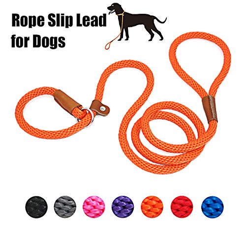 lynxking Dog Leash Rope Slip Leads Strong Heavy Duty No Pull Training Lead