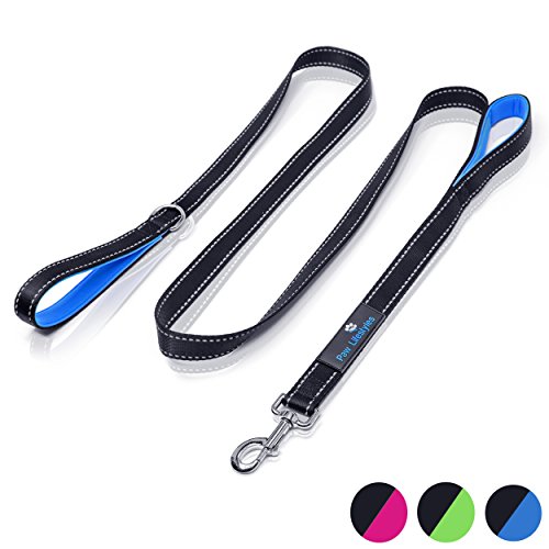 Paw Lifestyles Heavy Duty Dog Leash - 2 Handles - Padded Traffic Handle