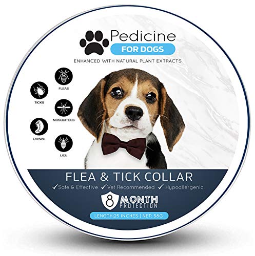 Pedicine Dog Flea Collar for Flea and Tick Treatment and Prevention
