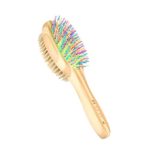 Double-Sided Pet Brush for Grooming & Massaging Dogs, Cats & Other Animals