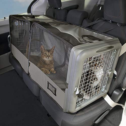SportPet Car Seat Pet Crate, Car Kennel, Pet Tube Kennel, Pop Open Crate