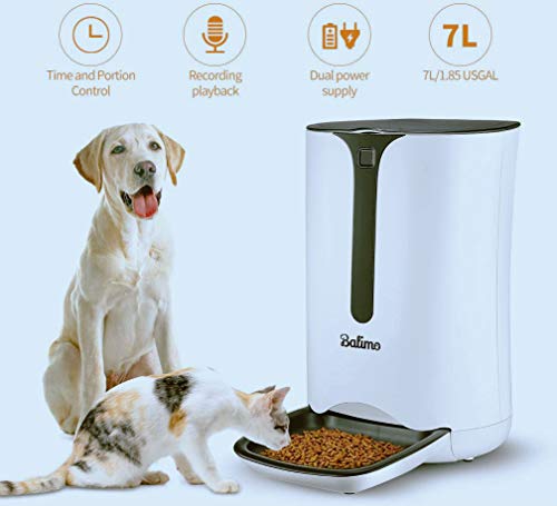 Balimo Automatic Smart Pet Feeder for Cat and Dog, Food Dispenser