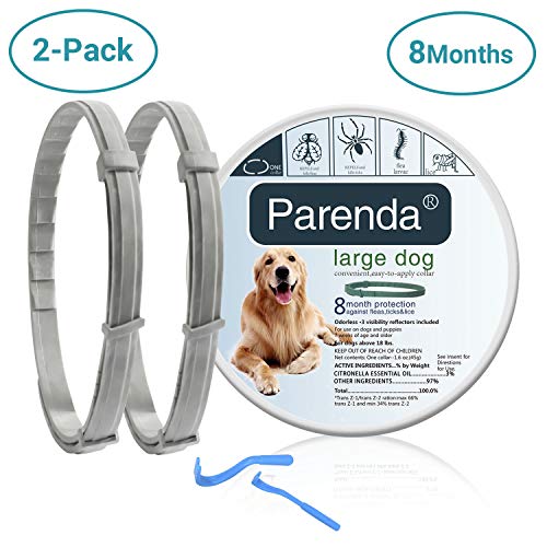 Dog Flea and Tick Collar,Flea and Tick Treatment and Prevention for Dogs