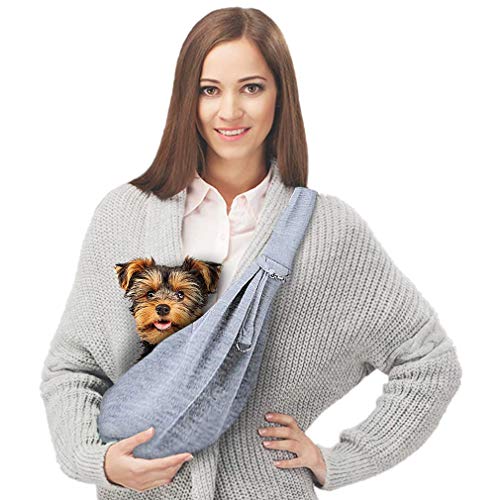 Meric Small Dog Sling Carrier Bag, Socialize and Bond with Your Best Friend