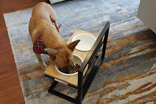 Wantryapet Elevated Dog Bowls Adjustable to 3 Heights, Antirust Stainless Steel
