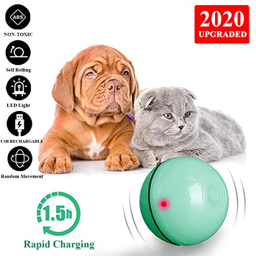 Upgraded USB Rechargeable Smart Interactive Cat Toy Ball - Endless Fun for Your Feline Friend!