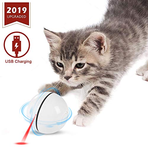 yizen Rechargeable Interactive Cat Toy, Cat Toys with LED Light