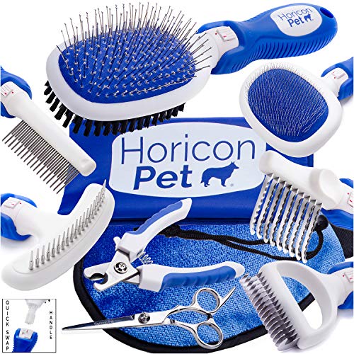 Horicon Pet Ultimate Dog Grooming Set with Dematting Tools