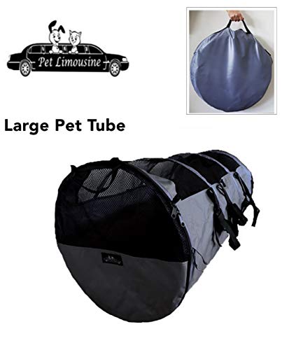 HandinHandCreations Pet Tube Soft Car Crate Large Kennel The Safe Dog and Cat