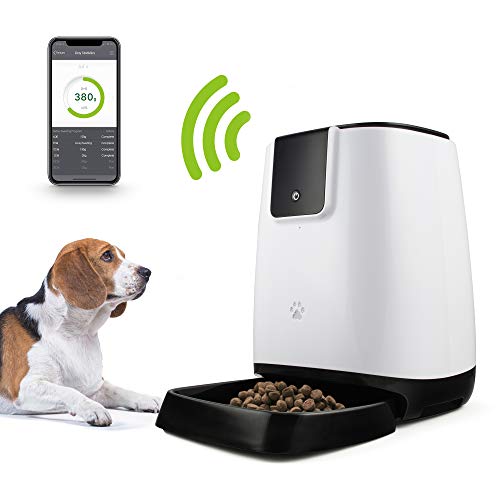 QY Pets Automatic Wi-Fi Pet Feeder Food Dispenser for Dogs
