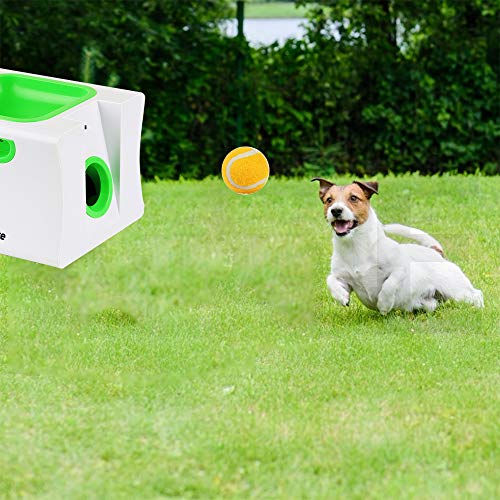 IDOGMATE Automatic Ball Launcher Dog Toy, Ball Thrower for Small Dog