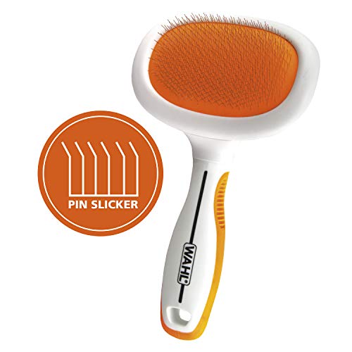 Wahl Large Slicker Brush,Orange/White