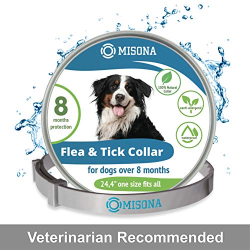Misona Dog Flea and Tick Collar | Flea and Tick Prevention for Dogs Flea Collars