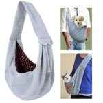 XYJNN Dog Carrier Sling, Reversible Dog Carrier Front Pack for Small Dogs Cats Hands Free Pet Puppy Carrier Tote Pet Carrier Bag for Travel Car Bike