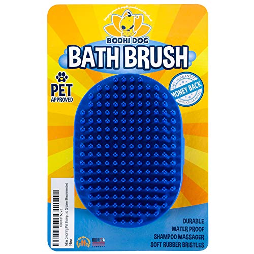 Bodhi Dog New Grooming Pet Shampoo Brush | Soothing Massage Rubber Bristles