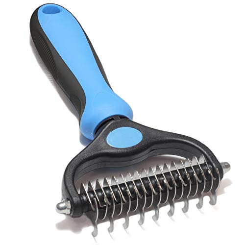 Maxpower Planet Pet Grooming Brush - Double Sided Shedding and Dematting