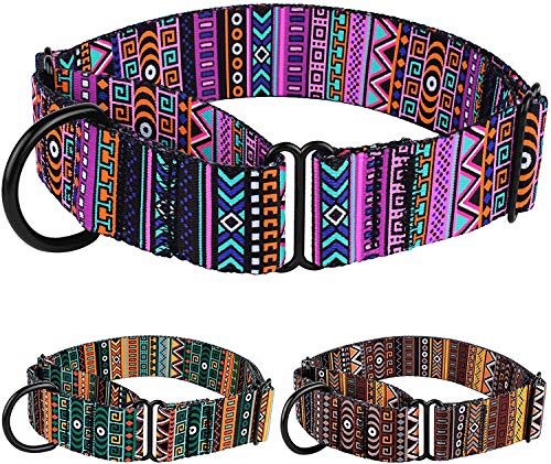 CollarDirect Martingale Collars for Dogs Heavy Duty Tribal Pattern Adjustable